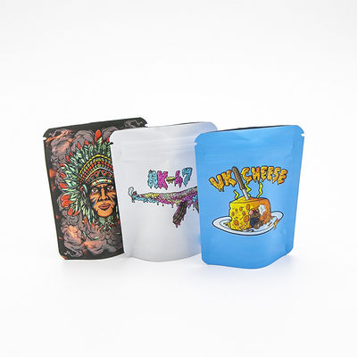 अनुकूलन योग्य फल सुगंधित खड़े ज़िपर मायलर सिगार / तंबाकू बैग पुनः बंद करने योग्य प्लास्टिक डिजाइन के साथ