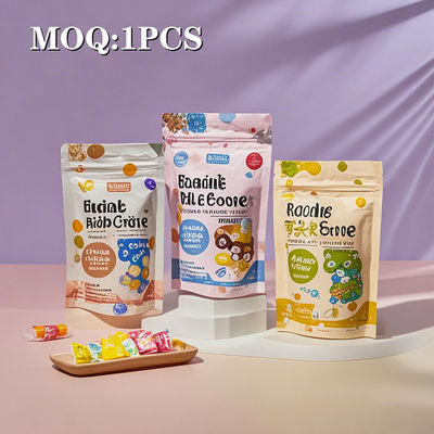 ग्रिव प्रिंटिंग मायलर ज़िपर बैग सुरक्षित खरपतवार संरक्षण के लिए बाल प्रतिरोधी