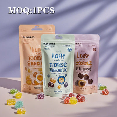 खाद्य पैकेजिंग के लिए वायुरोधी सील के साथ टिकाऊ ज़िपर भंडारण बैग