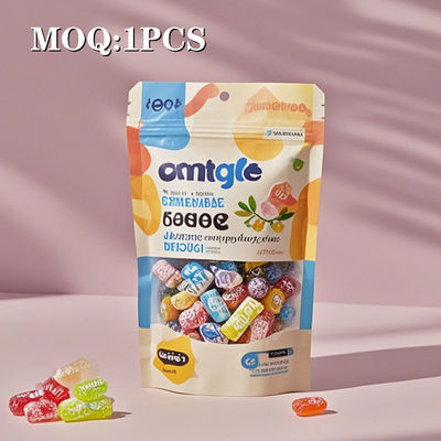 अनुकूलित पुनर्नवीनीकरण योग्य जैव अपघटनीय खाद्य पैकेजिंग गंध प्रतिरोधी बैग सील ज़िप खड़े-अप माइलर थैली बैग