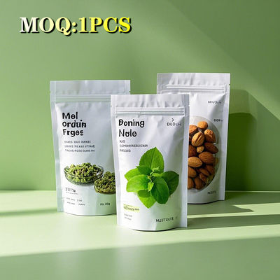 रंगीन मुद्रण मैट कस्टम 90 ग्राम हर्बल चाय पैकेजिंग स्टैंड अप पॉच