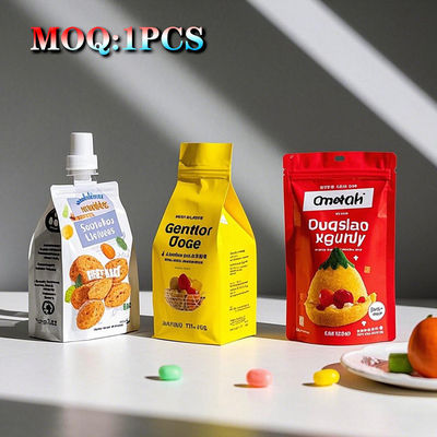 थोक कस्टम मुद्रित टिकाऊ खाद्य ग्रेड सील बाल प्रतिरोधी गमी कैंडी डाई कट 3.5 Mylar बैग