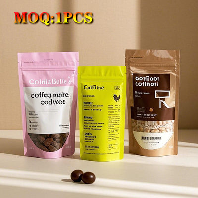 बाल प्रतिरोधी ज़िपर बैग एल्यूमीनियम पन्नी मिश्रित पैकेजिंग खाद्य ग्रेड स्टैंड-अप बाल-सुरक्षित समर्थन लोगो अनुकूलन