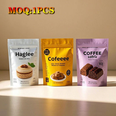 कस्टम लोगो स्पष्ट / पारदर्शी / मैट / फ्रॉस्टेड स्व-सीलिंग टिकाऊ ज़िप लॉक खाद्य प्लास्टिक बैग