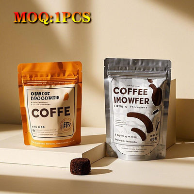 थोक कस्टम पुनः बंद करने योग्य प्लास्टिक बैग खाद्य पैकेजिंग स्टैंड अप पॉच ज़िप लॉक बैग लोगो के साथ