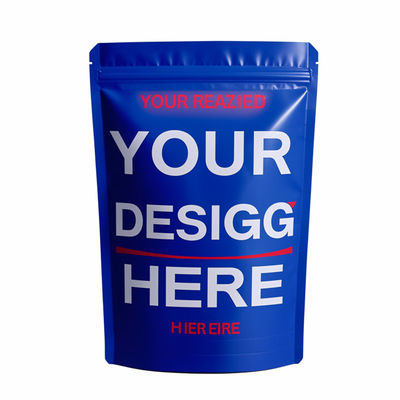 कस्टम 3.5g मायलर बैग - गंध-प्रूफ और बाल-प्रूफ कुकी पैकेजिंग के लिए ज़िपलॉक के साथ पुनः बंद करने योग्य एल्यूमीनियम पन्नी स्टैंड-अप बैग