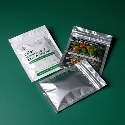 बाल प्रतिरोधी Mylar बैग FCC प्रमाणित बाल-प्रूफ पैकेजिंग वायुरोधक नमी-प्रूफ खाद्य ग्रेड कस्टम ज़िप / आकार / मुद्रण