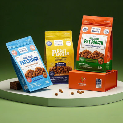 बाल लॉक बैग फैक्टरी प्रत्यक्ष अनुकूलन योग्य बाधा पालतू भोजन पैकेजिंग के लिए