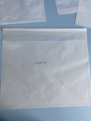 पील-स्टिक-गो! 40 ग्राम ग्लासिन सेल्फ सीलिंग बैग बायोडिग्रेडेबल और ब्रांड-रेडी फॉर एपेयरमेंट