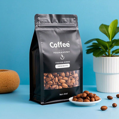 प्रीमियम फूड सेफ आठ पक्षीय सीलिंग फ्लैट बॉटम बैग वाटरप्रूफ & पुनः प्रयोज्य