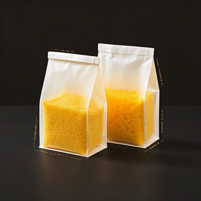 डीगैसिंग वाल्व के साथ स्मार्ट फोइल पैकेजिंग / क्यूआर कोड ट्रेस करने योग्य कॉफी बीन्स भंडारण और रसद