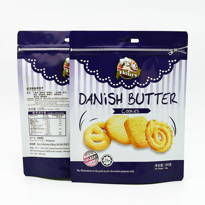 पर्यावरण के अनुकूल खाद्य पैकेजिंग बैग स्नैक्स और सूखी वस्तुओं के लिए FDA अनुमोदित गर्मी सील करने योग्य SGS प्रमाणित