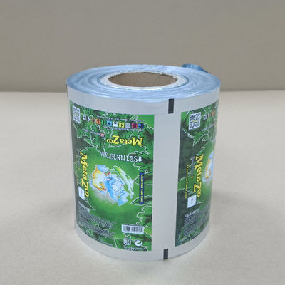 स्टैंड-अप बैग के लिए कस्टम मुद्रित पैकेजिंग फिल्म उच्च चमक और खाद्य सुरक्षित