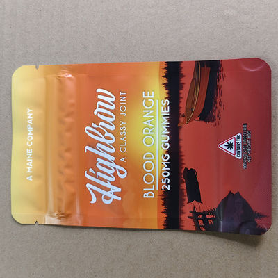 दवा, सीबीडी और खाद्य कारखाने के लिए बाल प्रतिरोधी बैग उच्च सुरक्षा प्लास्टिक मिश्रित पैकेजिंग प्रत्यक्ष, कम एमओक्यू