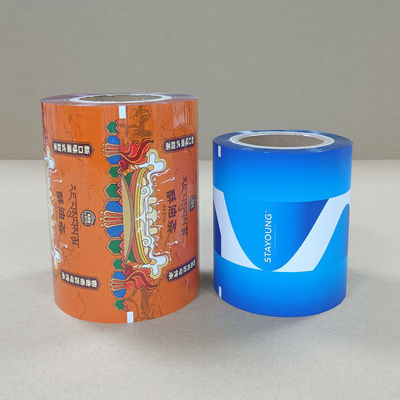 कस्टम मुद्रित प्रोबायोटिक प्लास्टिक पैकेजिंग रोल फिल्म यूवी प्रतिरोधी नमी सबूत OEM ODM सेवा