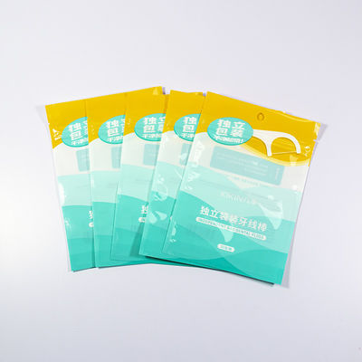 प्राइवेट लेबल फ्लॉस पॉच लीक प्रूफ आसान आंसू नाच ओरल केयर ब्रांडों के लिए