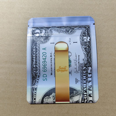 डॉलर प्रिंट बाल प्रतिरोधी थैली आईएसओ 8317 प्रमाणित छेड़छाड़-प्रमाणित मुहर कस्टम विरोधी नकली होलोग्राम