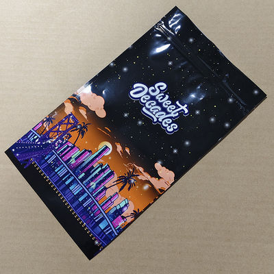 सिटीस्केप मुद्रित बाल प्रतिरोधी थैली आईएसओ 8317 प्रमाणित खरोंच प्रतिरोधी यूवी स्याही एन 14375 के अनुरूप