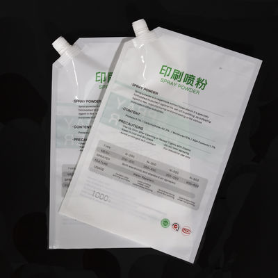 पर्यावरण के अनुकूल 500 मिलीलीटर स्पूट पॉच 7-परत पीईटी / एएल / पीई लैमिनेट टिकाऊ और पर्यावरण के प्रति जागरूक पैकेजिंग समाधानों के लिए