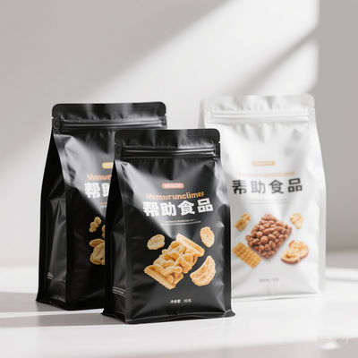 5.0 Mil मोटाई और होलोग्राम विरोधी नकली के साथ ज़िप लॉक के साथ काले गंध प्रतिरोधी Mylar बैग