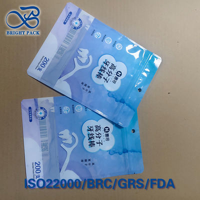 फ्लॉस के लिए मेटलाइज्ड ट्राई-सील बैग - एल्यूमीनियम कोटिंग और हाई-बैरियर