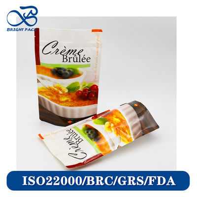 उच्च गुणवत्ता वाले बेक्ड गुड्स पैकेजिंग के लिए डोयपैक कस्टम प्रिंटिंग और रीसीलेबल ज़िप लॉक के साथ।