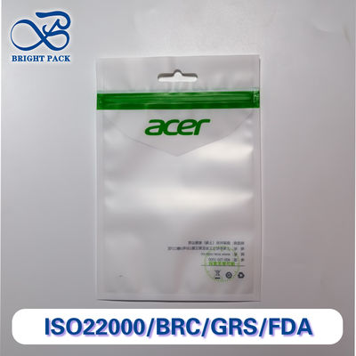 इलेक्ट्रॉनिक उत्पादों के लिए पारदर्शी खिड़कियों के साथ एंटी-स्टेटिक थ्री साइड सीलिंग बैग पैकेजिंग रीसायकल और अनुकूलन योग्य।