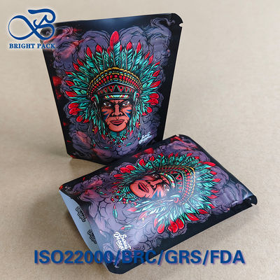 मुख्य हेडड्रेस ग्रेव्योर प्रिंट चाइल्ड-प्रूफ बैग O₂ बैरियर <0.5cc/दिन 8-लेयर लैमिनेट