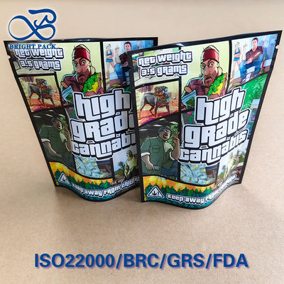 जीटीए ट्राइबल प्रिंट चाइल्ड-रेसिस्टेंट पाउच आईएसओ 8317 पुश-ट्विस्ट लॉक ≤0.3 मिमी ग्रेव्योर परिशुद्धता