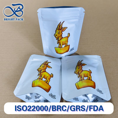 छोटे खिलौनों के लिए रिक्लोसेबल ज़िपर स्टैंड अप बैग पैकेजिंग विशेषताएं एंटी-स्टेटिक और हल्के।