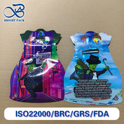 दवा पैकेजिंग के लिए प्रीमियम चाइल्ड रेज़िस्टेंट बैग, अनुकूलन योग्य ज्यामितीय आकार, जीवंत पैंटोन रंग मुद्रण के साथ।