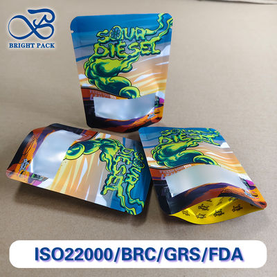 उच्च-चमकदार स्टैंड अप डिस्प्ले पाउच खिलौनों की पैकेजिंग के लिए, स्पष्ट खिड़की के साथ, पर्यावरण के अनुकूल और बायोडिग्रेडेबल.