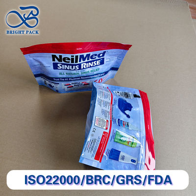 अनुकूलन योग्य डिजाइन बल्क छूट के साथ सफाई एजेंट पैकेजिंग के लिए फिर से बंद करने योग्य स्टैंड अप बैग।