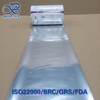 पीईटी/एएल/पीई सीएलओ₂ कीटाणुनाशक फिल्म रोल 0.05 ओटीआर अवरोध और रासायनिक स्थिरता के लिए लाइटप्रूफ