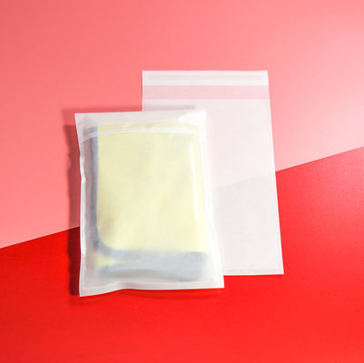 टी-शर्ट और कपड़ों की पैकेजिंग के लिए 100% डिग्रेडेशन ग्लासिन पेपर बैग वैक्स पेपर बैग