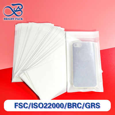 स्व-सील बंद करने के साथ कस्टम मुद्रित ग्लासिन पेपर बैग