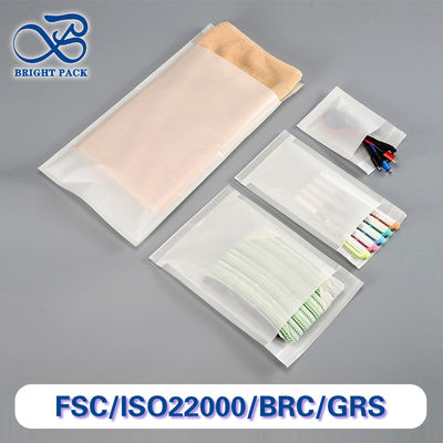 कस्टम मुद्रित फोन केस के लिए फ्रॉस्टेड ग्लासिन बैग Keychain पैकेजिंग बैग ईयरफोन पेपर बैग पैकेजिंग