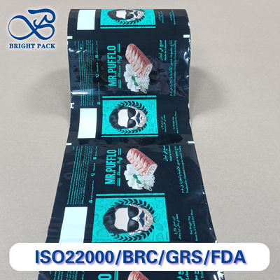 प्रीमियम एल्यूमीनियम पन्नी मिश्रित खाद्य पैकेजिंग फिल्म उच्च बाधा आर्द्रता और लंबे शेल्फ जीवन के लिए ऑक्सीजन सबूत पीईटी / एएल / पीई संरचना