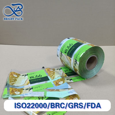 फलों की पैकेजिंग फिल्म उच्च स्पष्टता एंटी-फॉग के लिए ताजा उत्पाद स्टैंड-अप पॉच फ्लो रैप