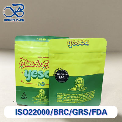 कस्टम लोगो प्रिंटिंग के साथ सीआरसी प्रमाणित बाल प्रतिरोधी बैग