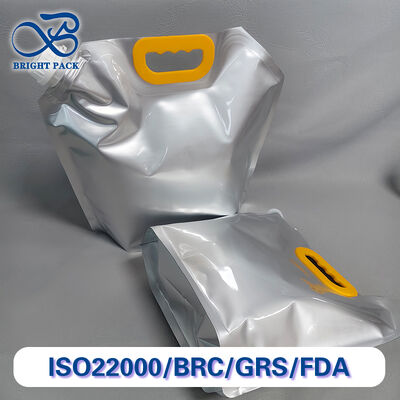 1.0L-5.0L बड़ा टोंटी बैग, PET/PA/PE लैमिनेट - तरल पदार्थों के लिए टिकाऊ और लीकप्रूफ