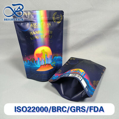 पुनः बंद करने योग्य ताजगी ताला खड़े बैग