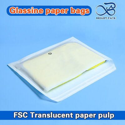 कपड़ों और जूतों के लिए FSC पुनर्नवीनीकरण ग्लासिन गारमेंट बैग